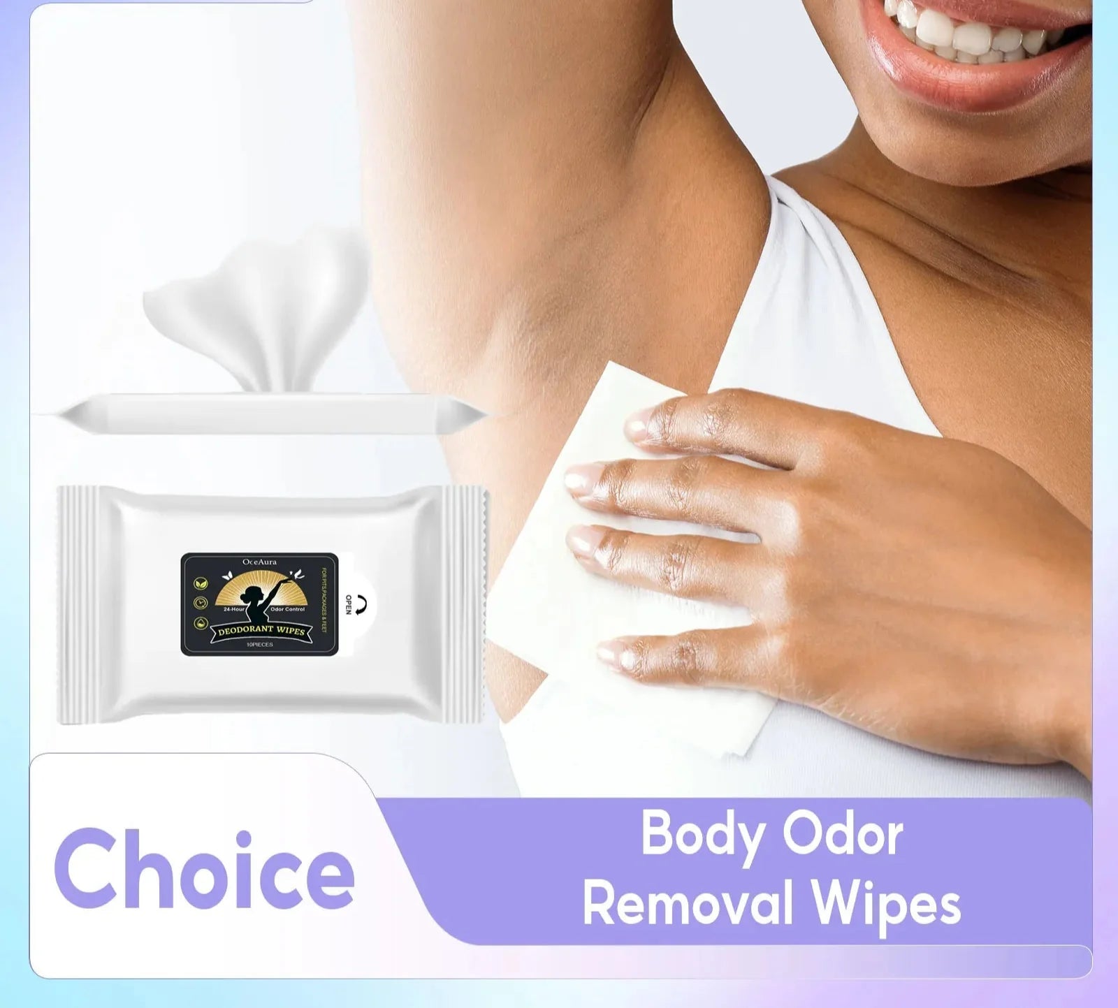 Feminique Body Odor Eliminating Wipes